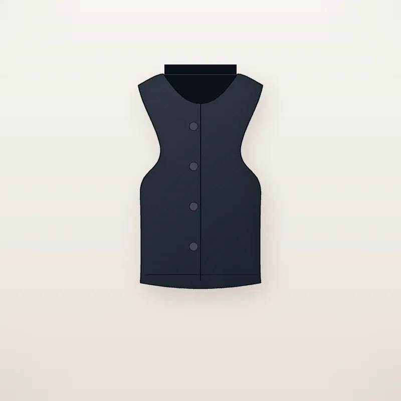 Fine-knit vest Möwenflug